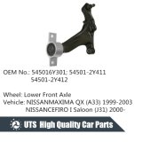 Maxima Lower Control Arm Suspension Arm Wishbone with Ball Joints 545016y301