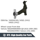 Maxima Lower Control Arm Suspension Arm Wishbone with Ball Joints 545016y301