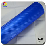 Tsautop Blue 3D Carbon Fiber Vinyl for Car Wrapping