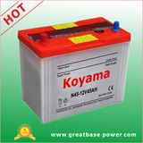 N45 12V 45ah Dry Charged Battery Starting Battery Car Battery