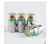 4PCS/Set Tire Air Alert Valve Caps with Stainless Steel