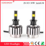 Factory Direct Sale 2s H3 30W 2800lm LED Car LED Headlight Bulbs Headlamp with Competitive Price