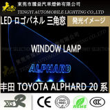 LED Auto Car Window Light Logo Panel Lamp for Toyota Vellfire Honda Odyseey