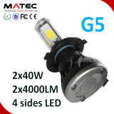 G5 Car COB LED Head Light Lamp Headlight H1 H3 H4 H7 H11 9005 9006