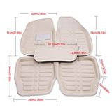 Us 5× Car Floor Mats 5-Seats Front & Rear Liner All Weather Mat Universal Carpet