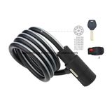 Newest Bicycle Spiral Cable Lock with Keys for Bike (HLK-017)