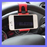 Portable Car Steering Wheel Phone Holder for iPhone 6 Plus Samsung Galaxy S6 LG HTC
