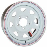 12X4 (5-114.3) White Spoke Trailer Wheel Rim