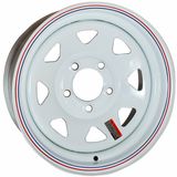 12X4 (5-114.3) White Spoke Trailer Wheel Rim