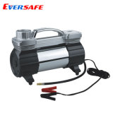 Eversafe High-Quality 12V Metal Auto Air Compressor with Battery Clips for Car Tires