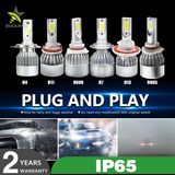 Wholesale Super Bright 9004 9005 9007 H4 C6 LED Headlight Bulb