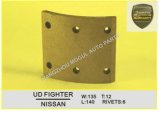Brake Lining for Japanese Truck with Competitive Quality (UD FIGHTER)