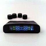 4 External Sensors DIY Solar Car TPMS LCD Tyre Pressure Monitoring System