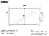 Original quality condenser for Hyundai Elantra (95-)