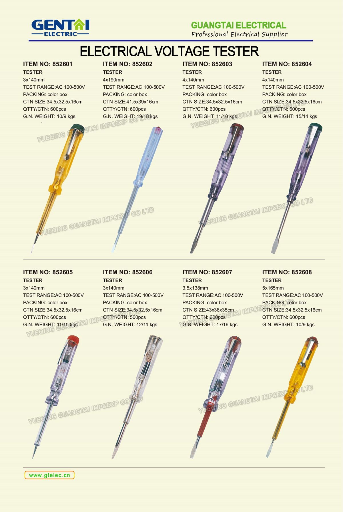 Good Quality Electric Pen Tester, Electric Voltage Tester