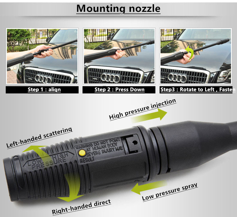 Electric High Pressure Car Washer with Cold Water