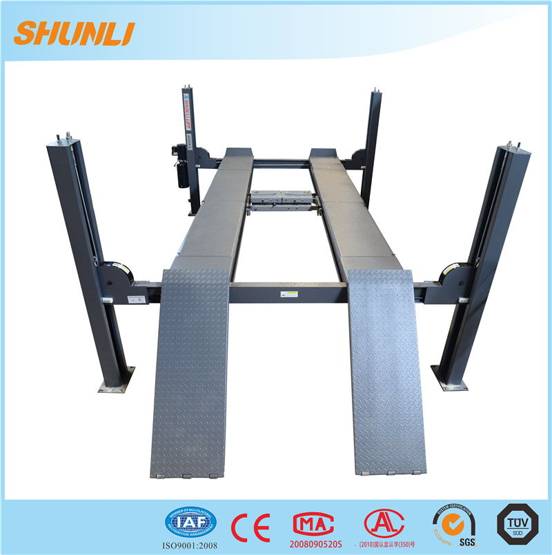 4000kg Stationary Four Post Hoist for Wheel Alignment