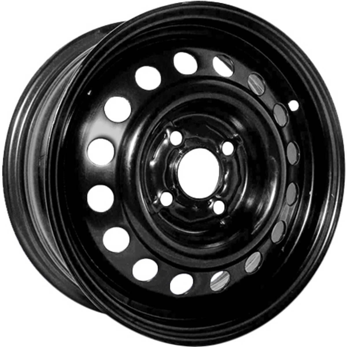 Shiny Black Rims 15 Inch 4 Lug Custom Car Snow Wheel - IBUYautoparts.com