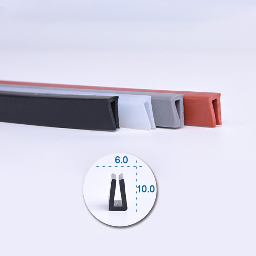 Silicone Rubber Edge Trim U Profile