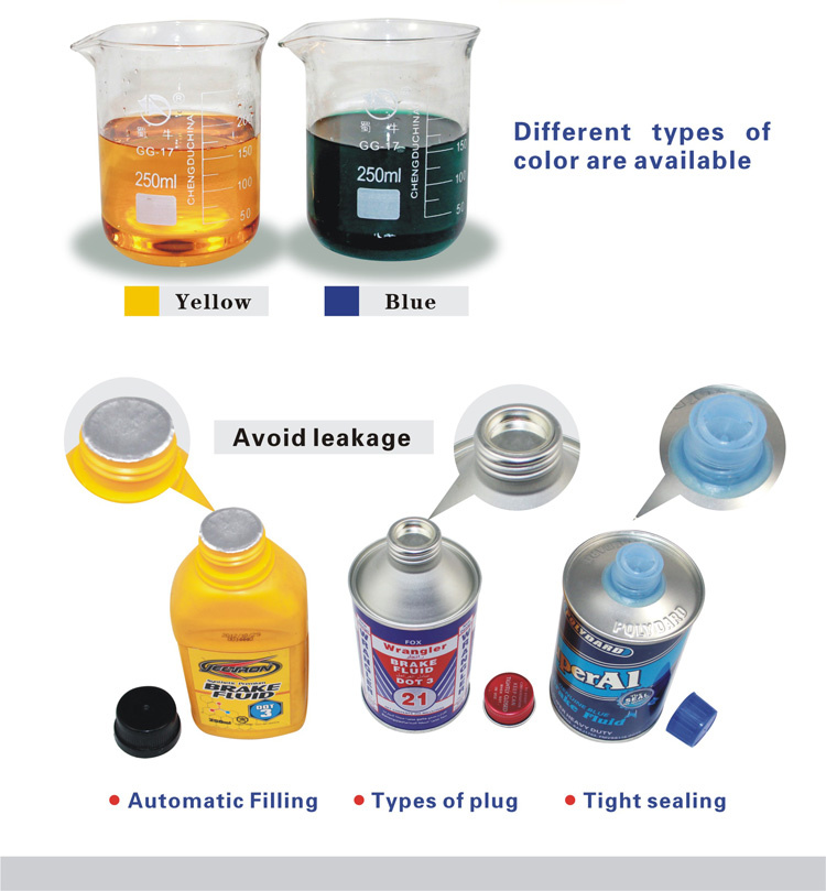 Eco High Boiling Point of DOT 3 Brake Fluid