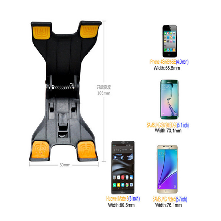 360 Degree Rotation Mobile Phone Holder Universal Car Mount Holder