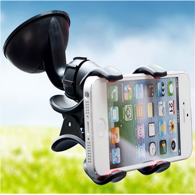 360 Degree Rotation Mobile Phone Holder Universal Car Mount Holder