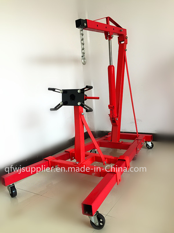 Foldable Shop Crane with Engine Stand Engine Support