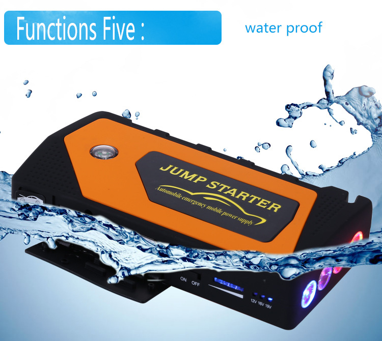 Jx28 Mini Portable Car Jump Starter / MultiFunction Compass / Power