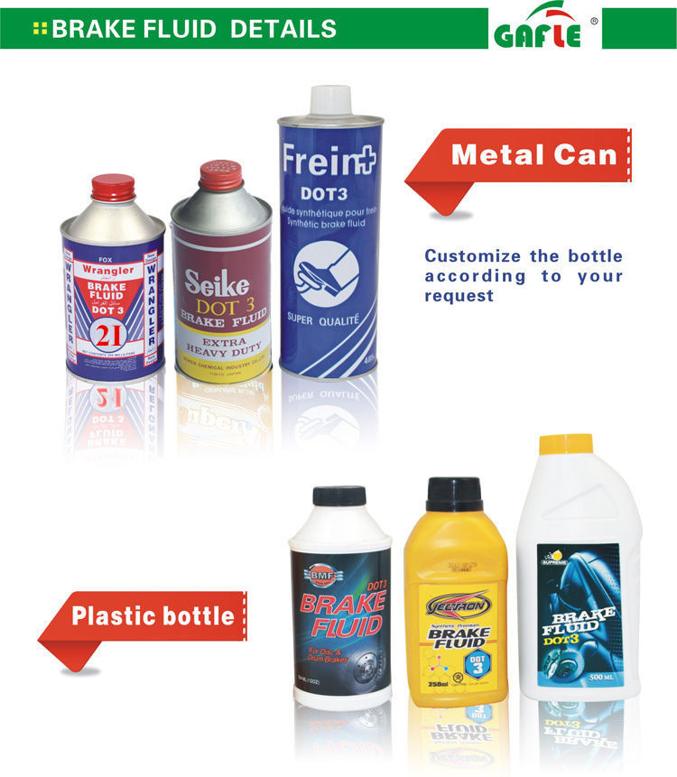 Eco High Boiling Point of DOT 3 Brake Fluid