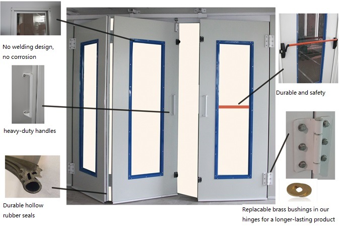 Environmental Auto Spray Booth Paint Booth with Water-Based System