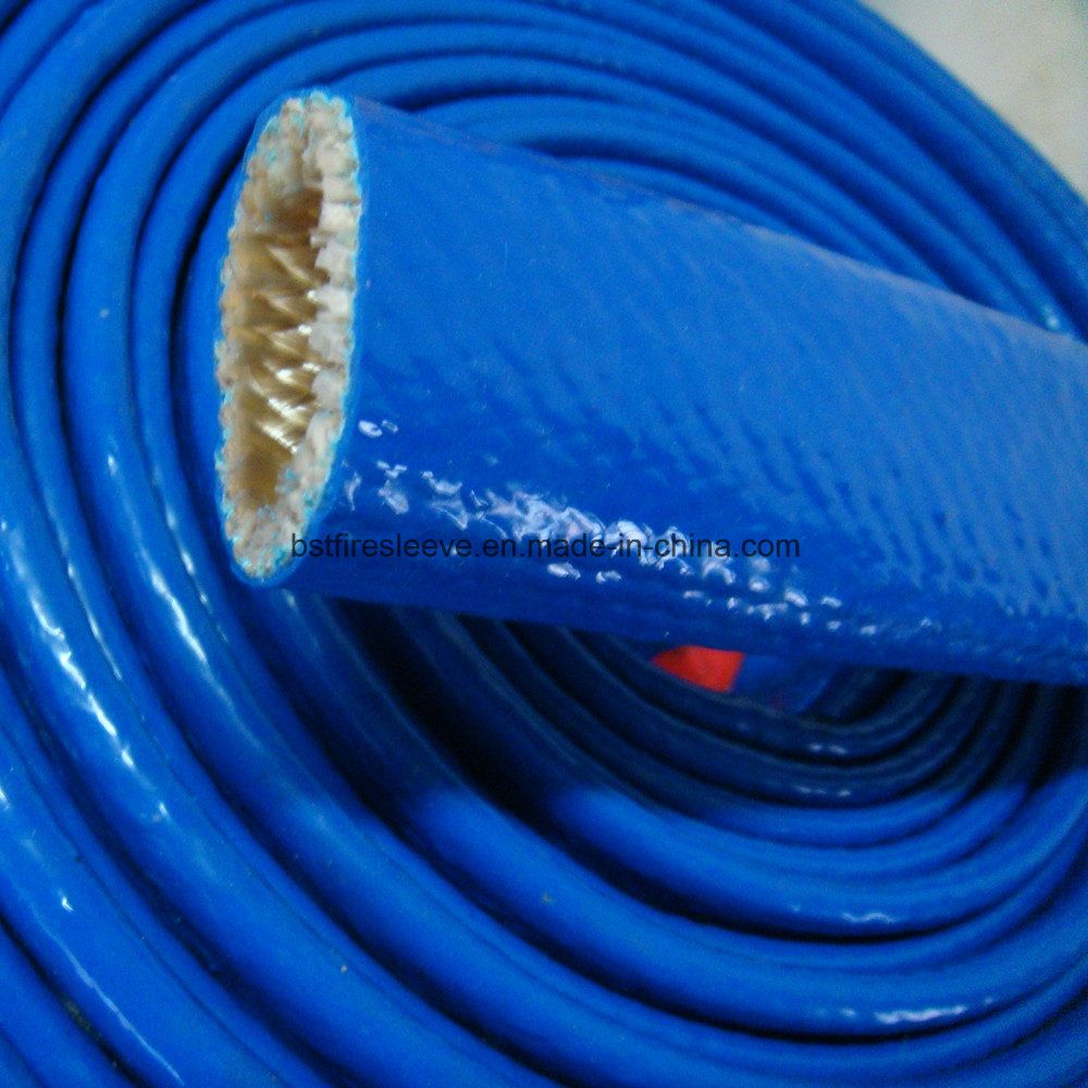 Silicone Coated Hose Line Heat Protection Flame Guard Insulation