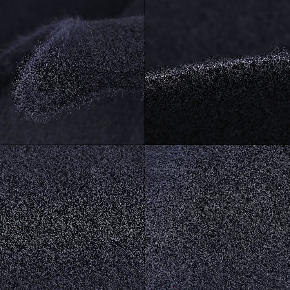 Custom Dash Mat Cover For 2004-2008 Ford F-150 (Felt Fabric, Black) - Reduces Heat